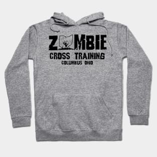 Zombie Columbus Ohio Black Hoodie